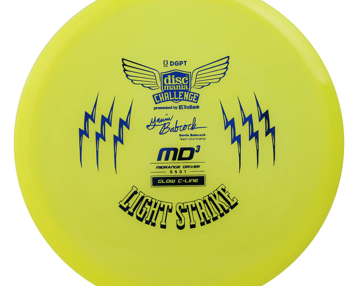 C-Line Glow MD3 - Discmania Challenge Fundraiser Light Strike