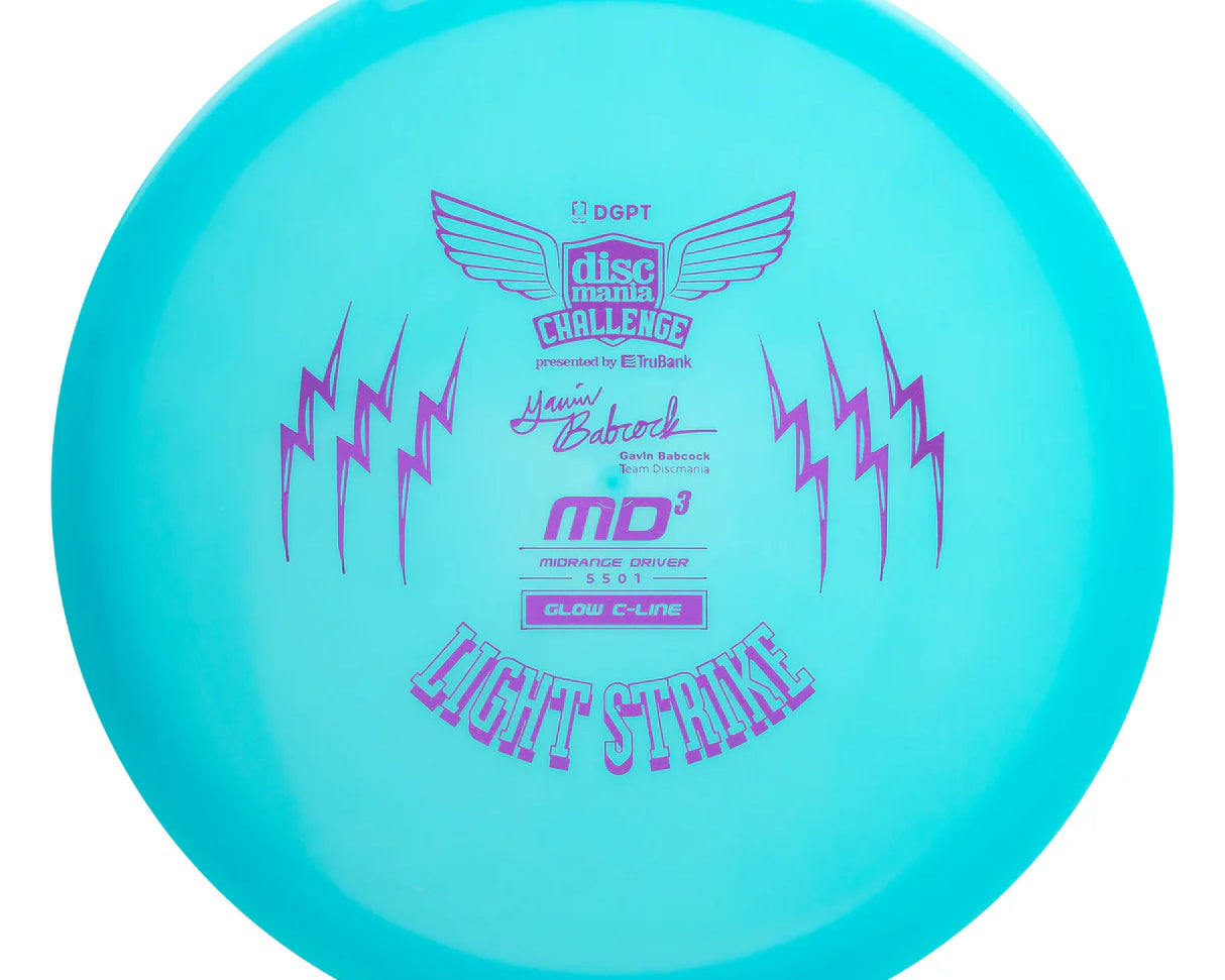 C-Line Glow MD3 - Discmania Challenge Fundraiser Light Strike
