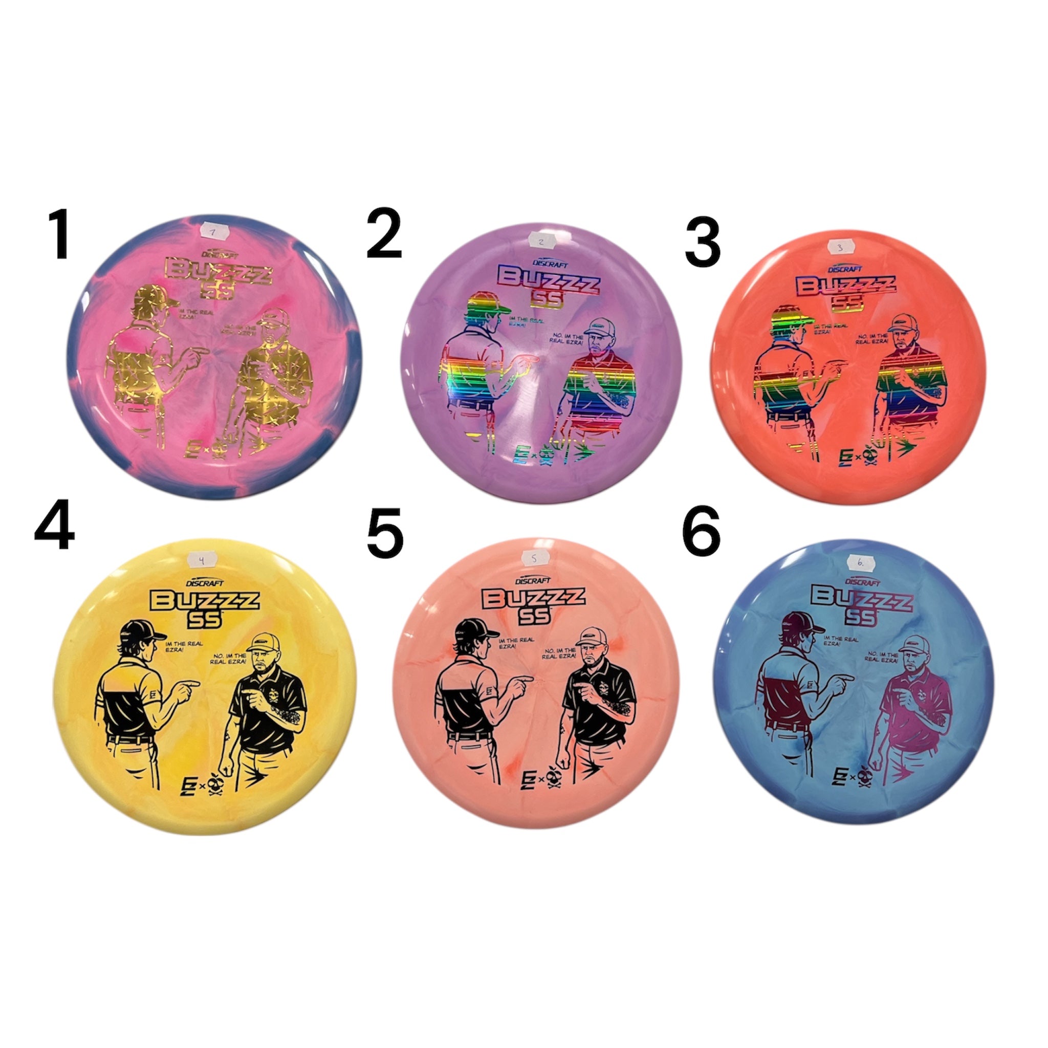 Ezra vs Ezra ESP Swirl Buzzz SS