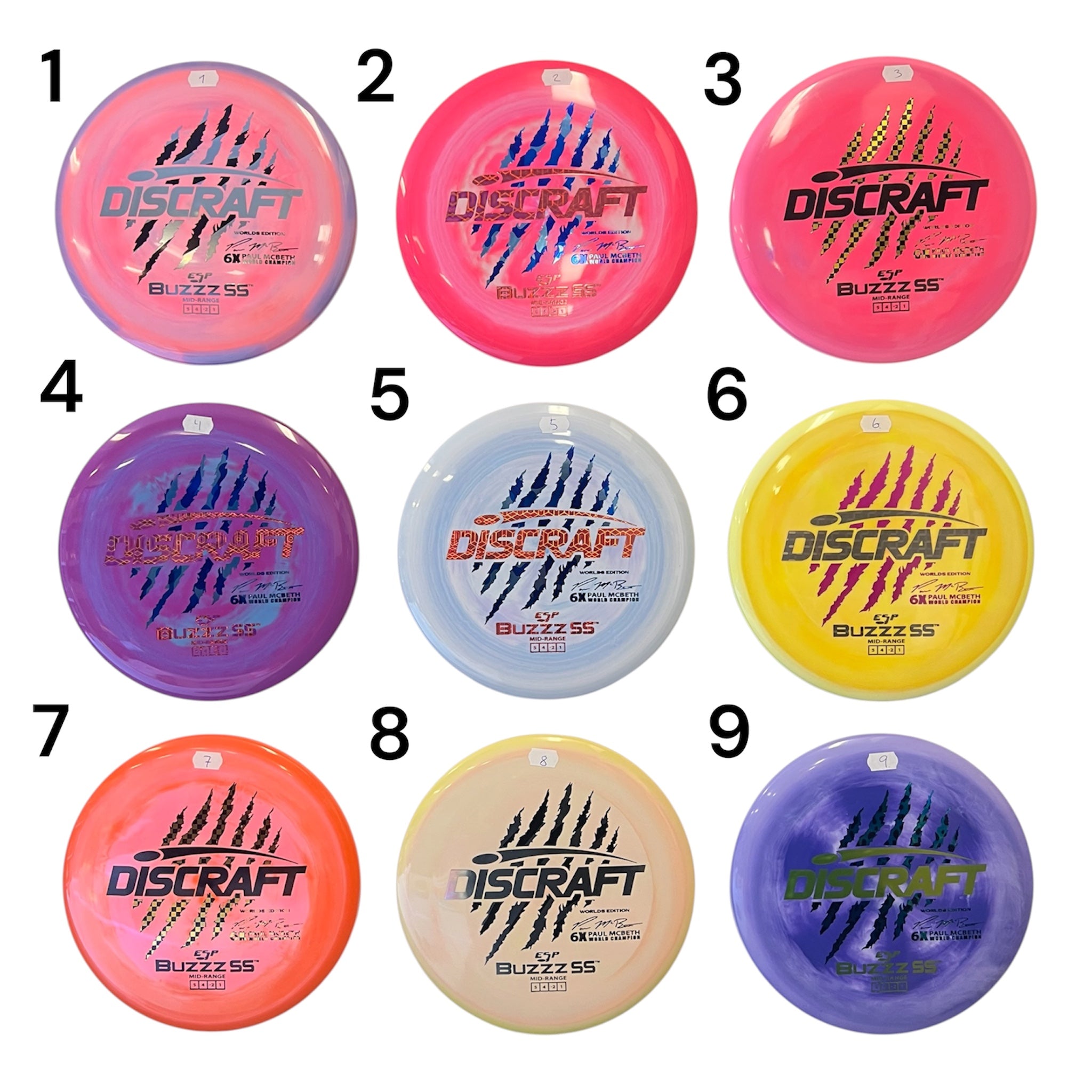 Worlds Edition Paul McBeth 6-Claw ESP Buzzz SS